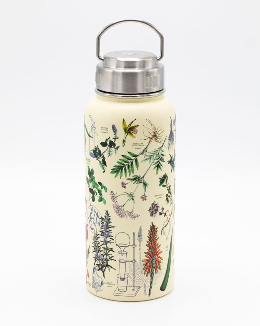 Kitchen + Bar Cognitive Surplus | Botanical Pharmacy 32 Oz Insulated Steel Bottle By Cognitive Surplus