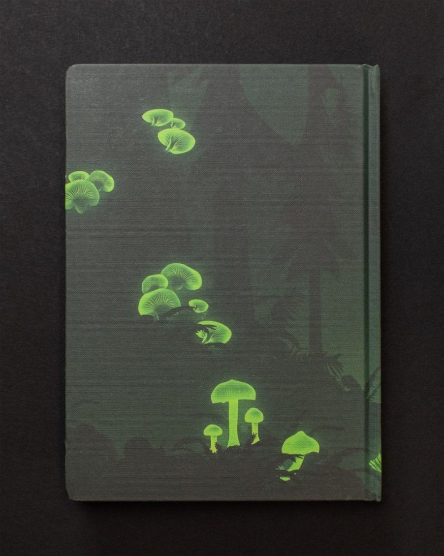 Notebooks Cognitive Surplus | Bioluminescent Mushrooms Dark Matter Notebook