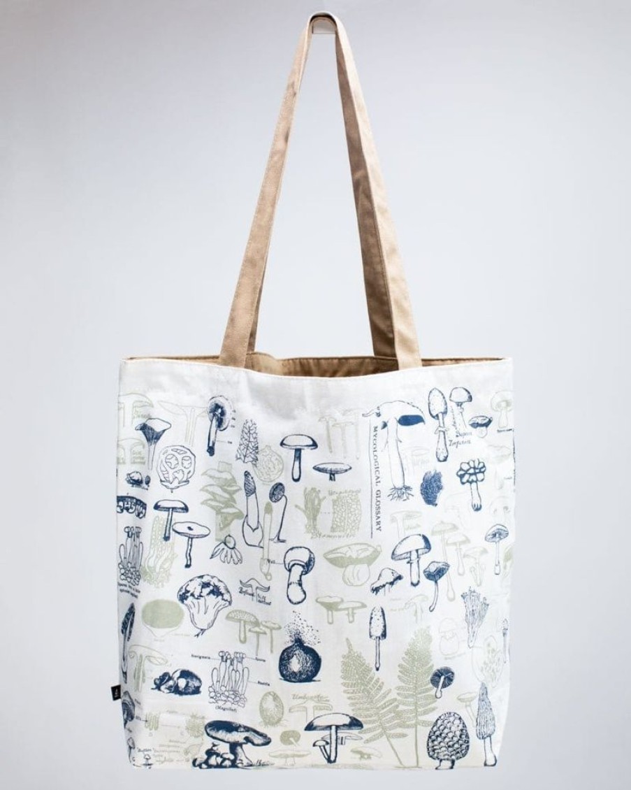 Bags Cognitive Surplus | Mushrooms Canvas Shoulder Tote