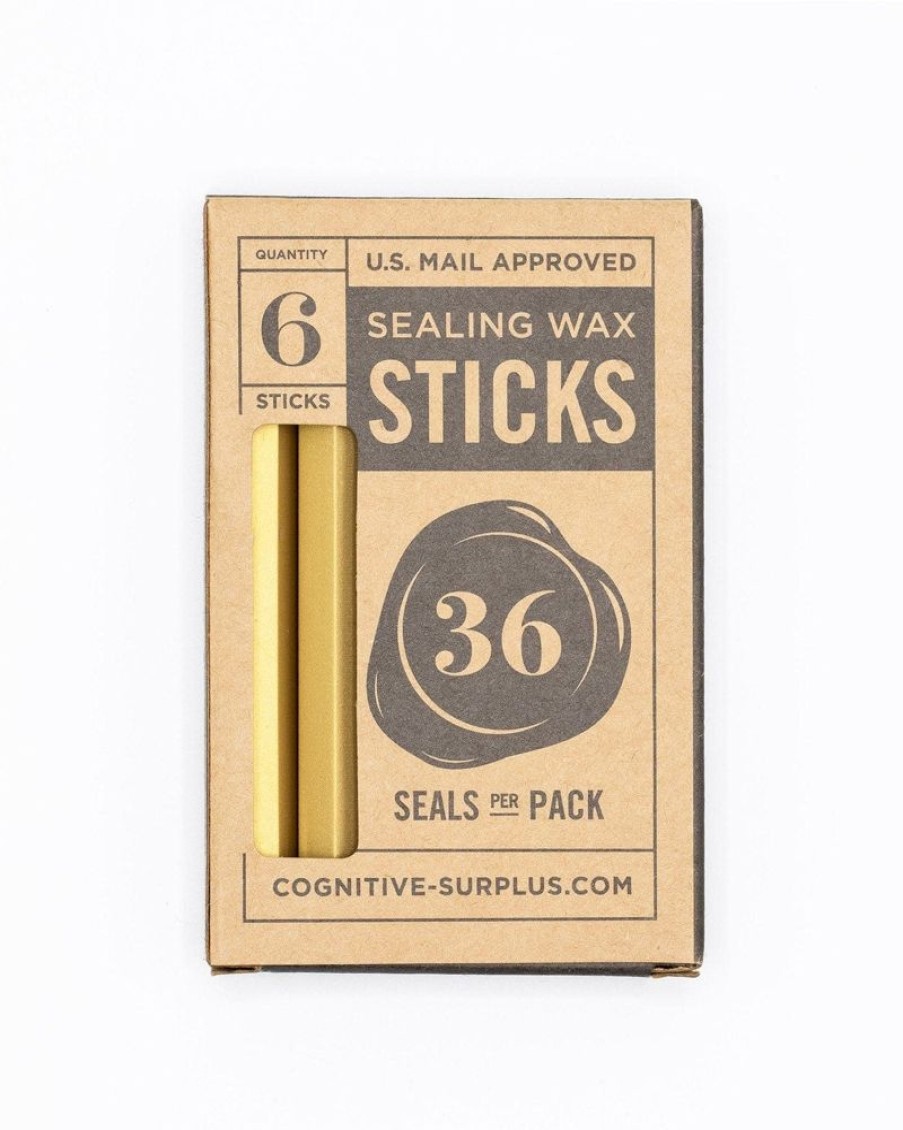 Stationery Cognitive Surplus | Gold Shimmer Sealing Wax Sticks