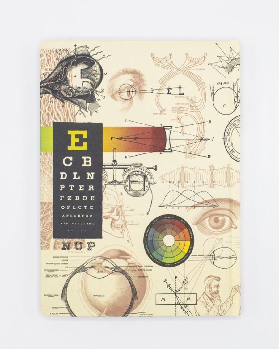 Notebooks Cognitive Surplus | Optics + Sight Notebook - Hardcover | Physics Gift