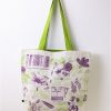 Bags Cognitive Surplus | Botanical Print Tote Bag | Reversible Tote Bag