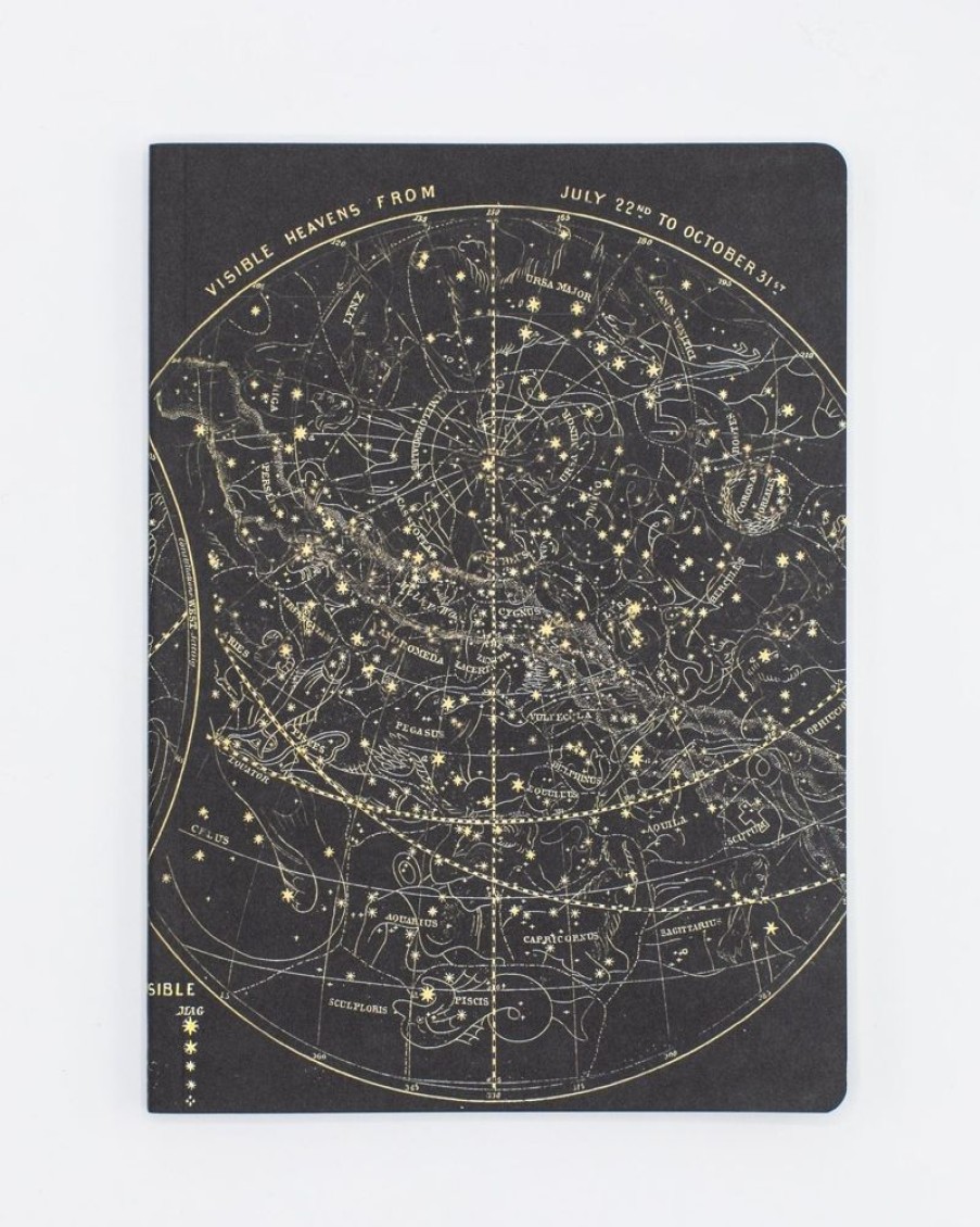 Notebooks Cognitive Surplus | Star Chart Night Sky Softcover Notebook