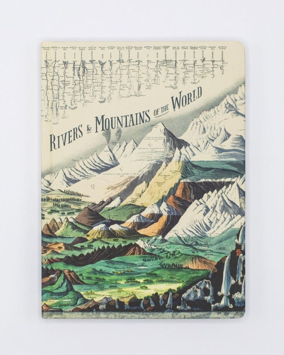 Notebooks Cognitive Surplus | Mountain Journal - Hardcover | Geologist, Hiking Gift