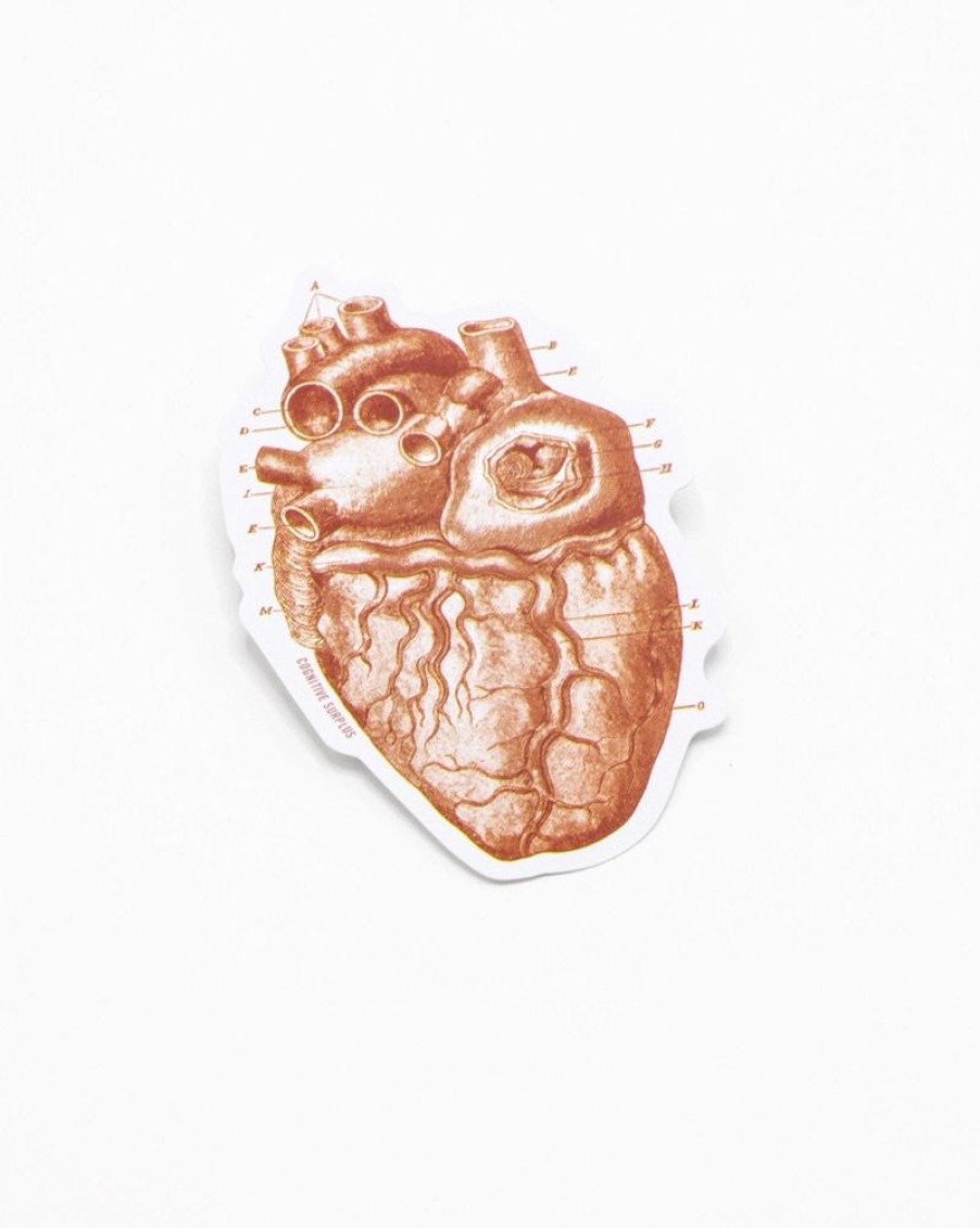 Stationery Cognitive Surplus | Red Heart Sticker