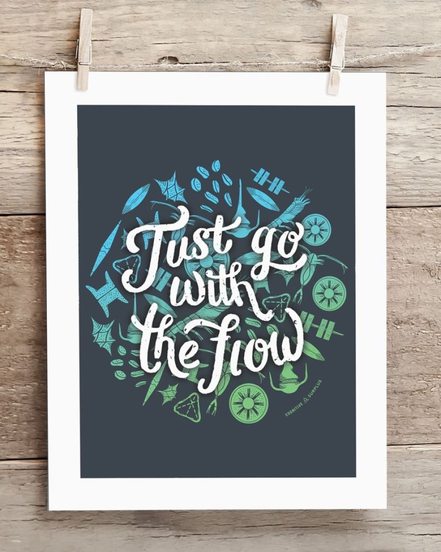 Wall Art Cognitive Surplus | Plankton Go With The Flow Museum Print