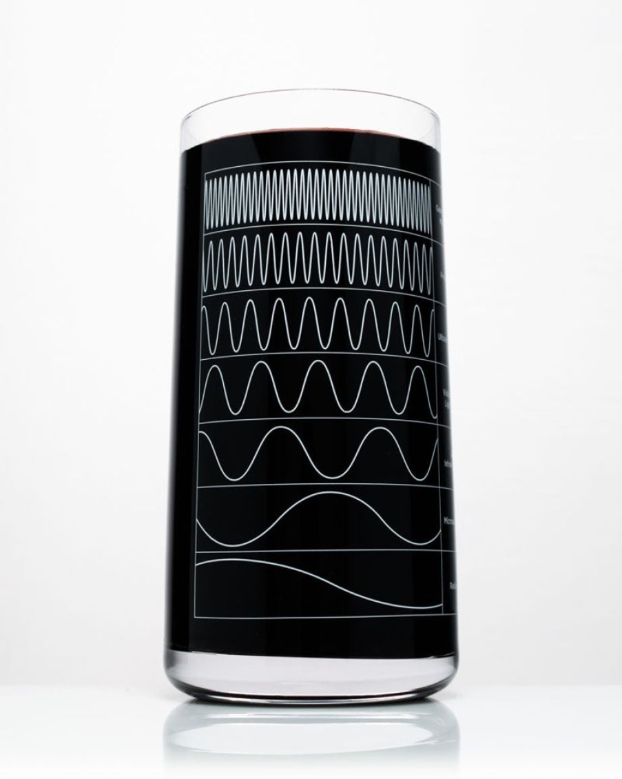 Kitchen + Bar Cognitive Surplus | Electromagnetic Spectrum Drinking Glass | Cognitive Surplus