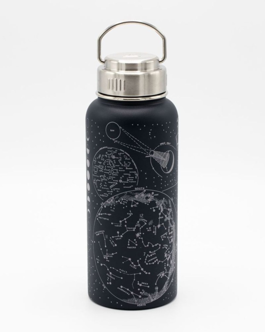 Kitchen + Bar Cognitive Surplus | Astronomy 32 Oz. Stainless Steel Water Bottle By Cognitive Surplus