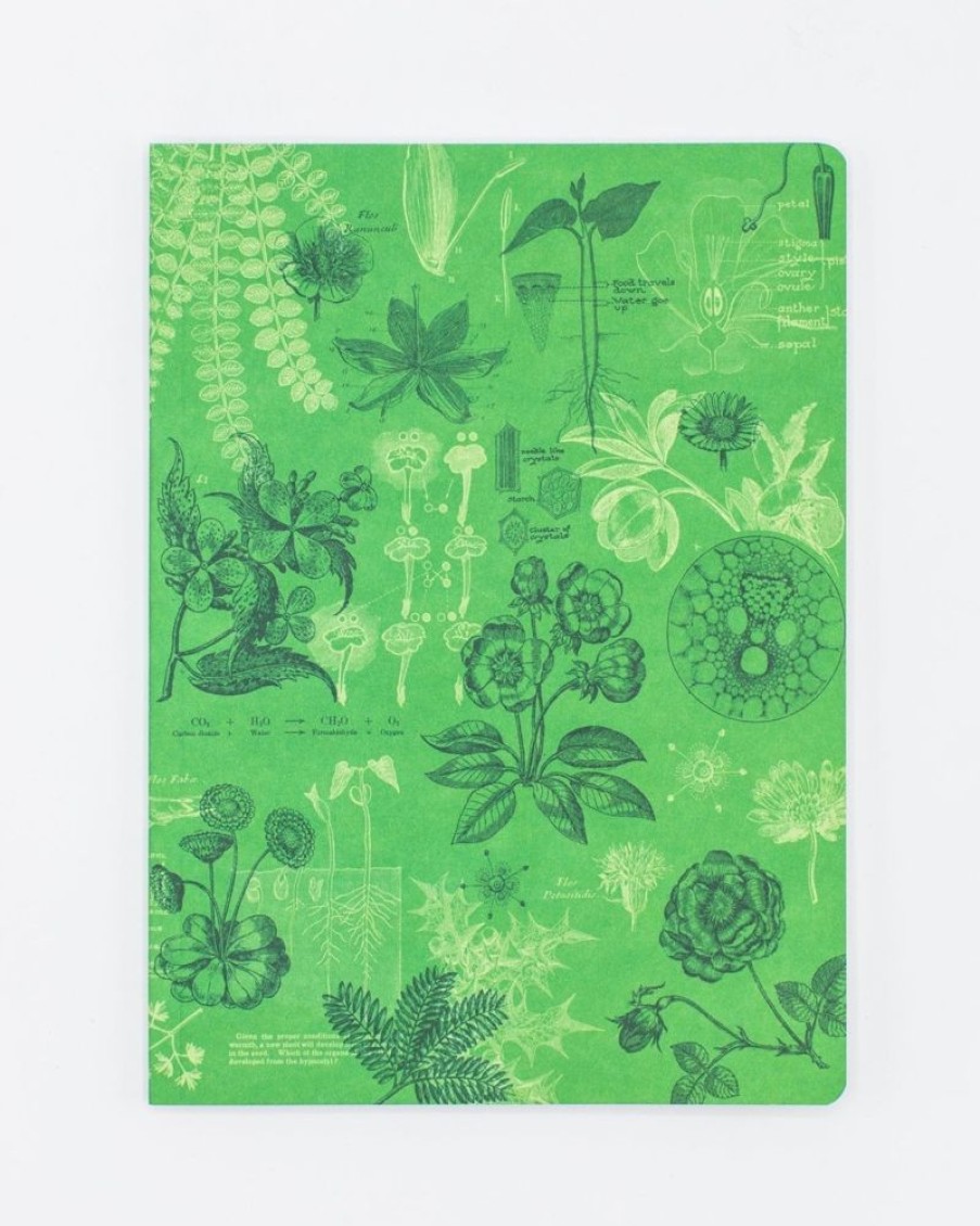 Notebooks Cognitive Surplus | Botanical Print Softcover Notebook | Recycled Notebook