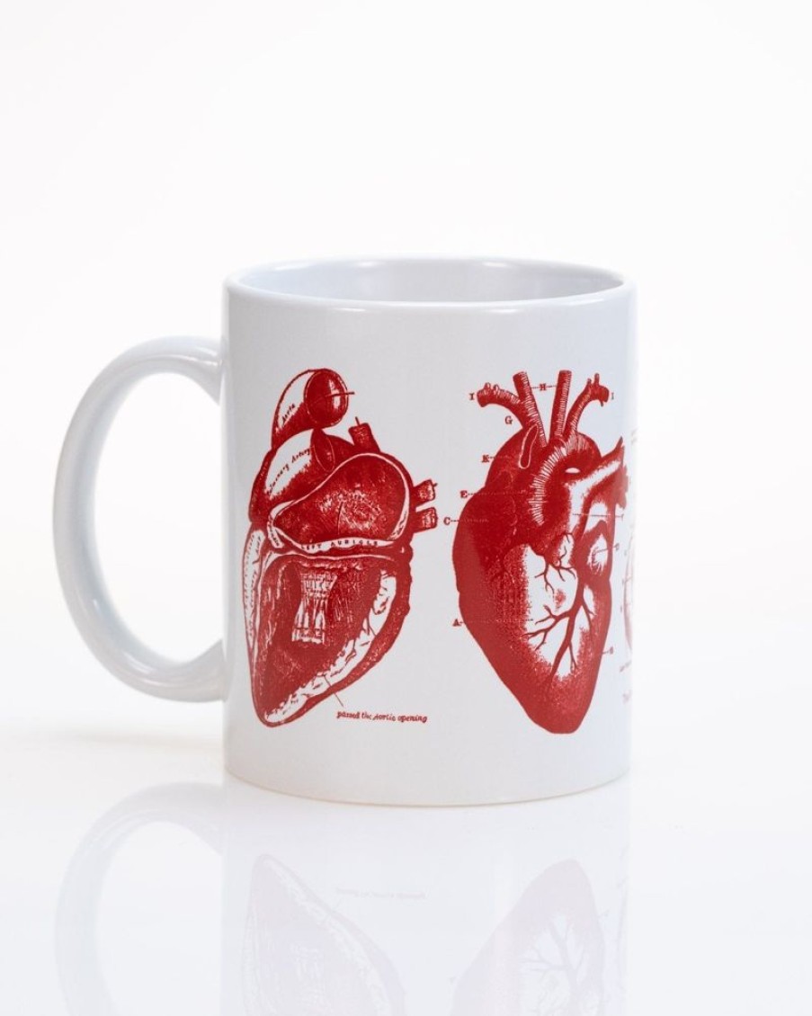 Kitchen + Bar Cognitive Surplus | Anatomical Heart Mug | Anatomy Gift | Cognitive Surplus