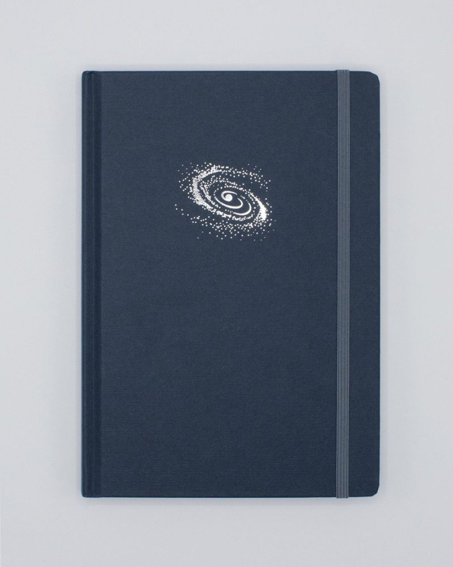 Notebooks Cognitive Surplus | Astronomy A5 Hardcover Notebook - Dotted Lines | Cognitive Surplus Space Blue