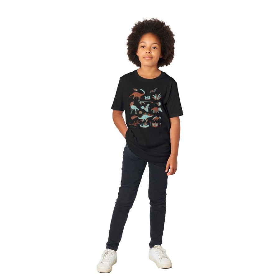 Apparel Cognitive Surplus | Retro Paleontology Youth Graphic Tee