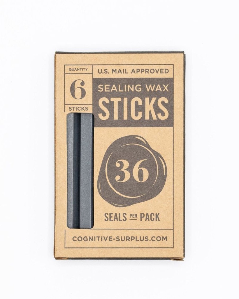 Stationery Cognitive Surplus | Shadow Gray Sealing Wax Sticks