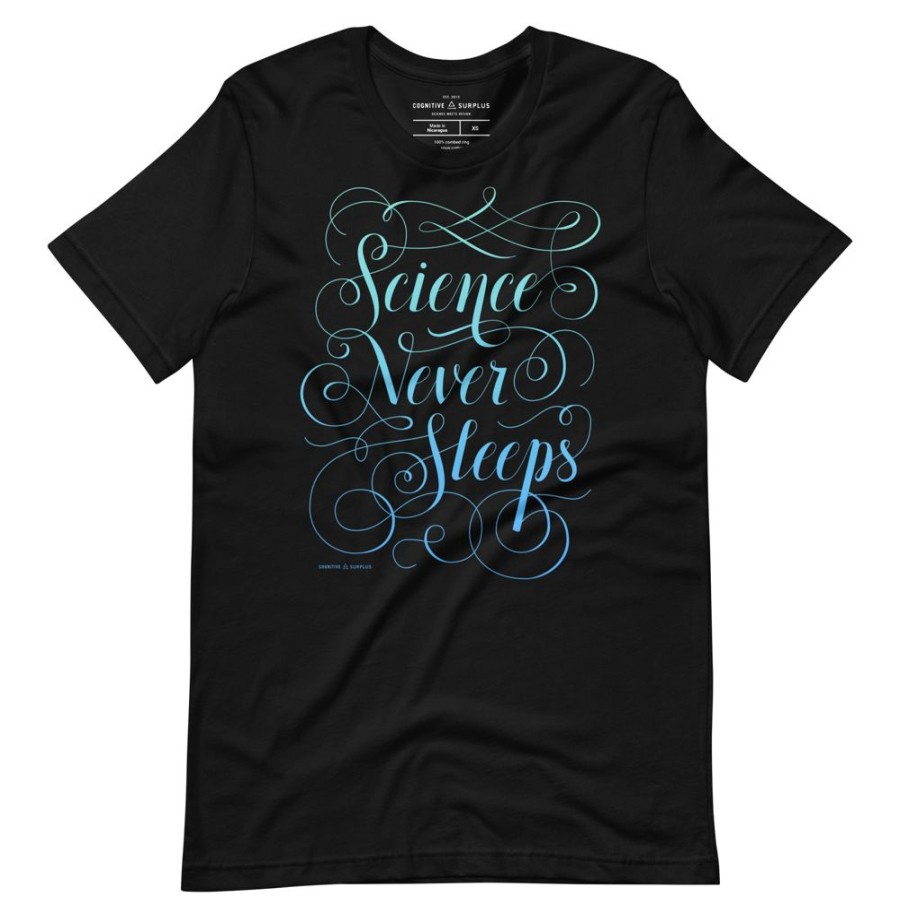 Apparel Cognitive Surplus | Science Never Sleeps Graphic Tee