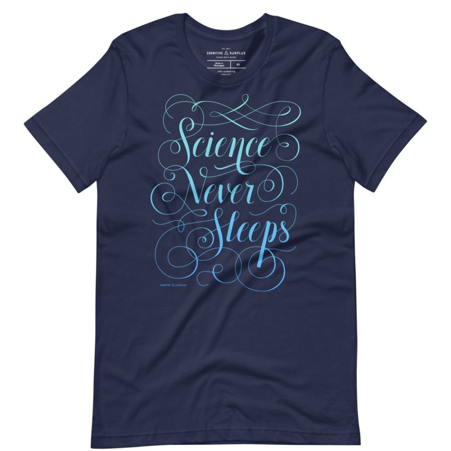 Apparel Cognitive Surplus | Science Never Sleeps Graphic Tee