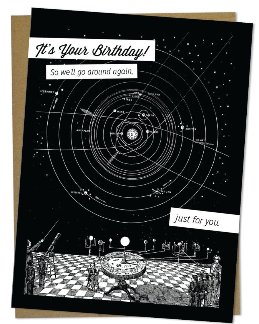 Stationery Cognitive Surplus | Around Again Birthday Card - Astronomy Stationery | Cognitive Surplus