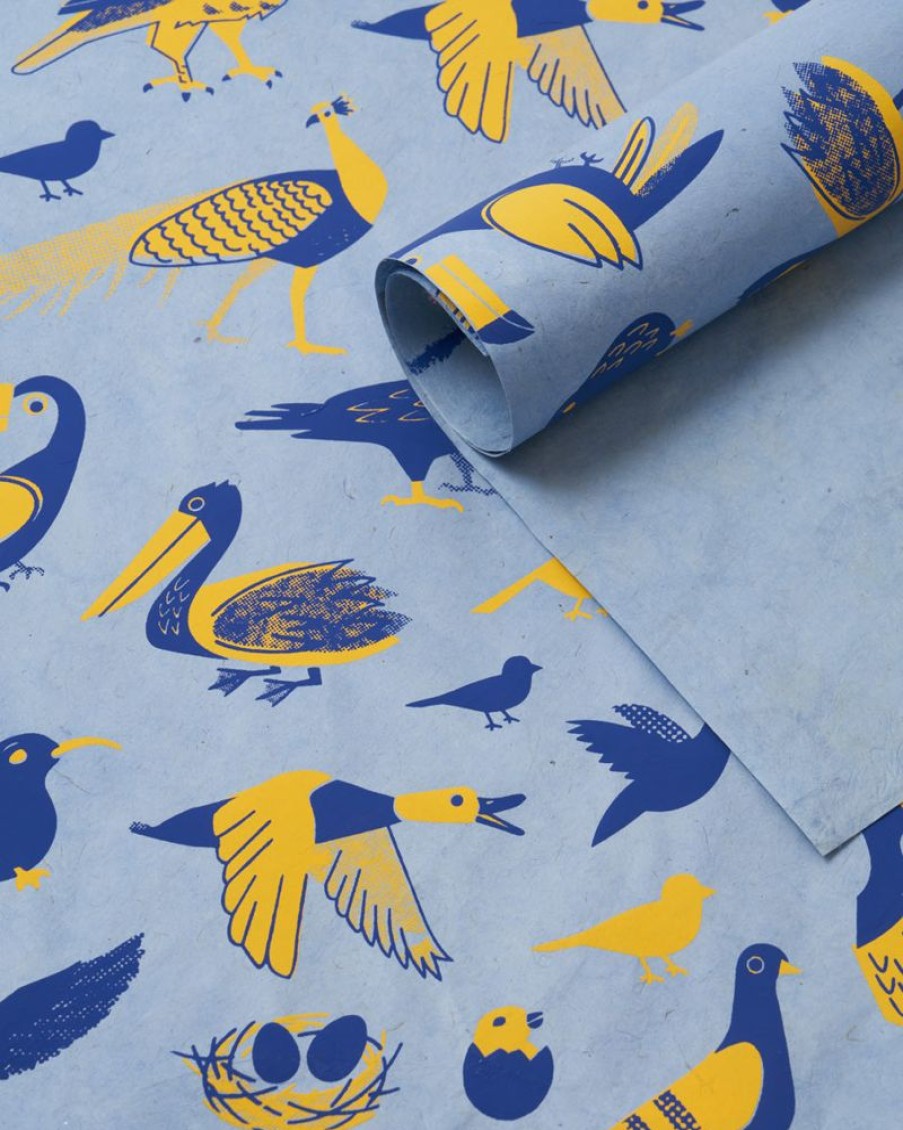 Stationery Cognitive Surplus | Retro Ornithology Wrapping Paper