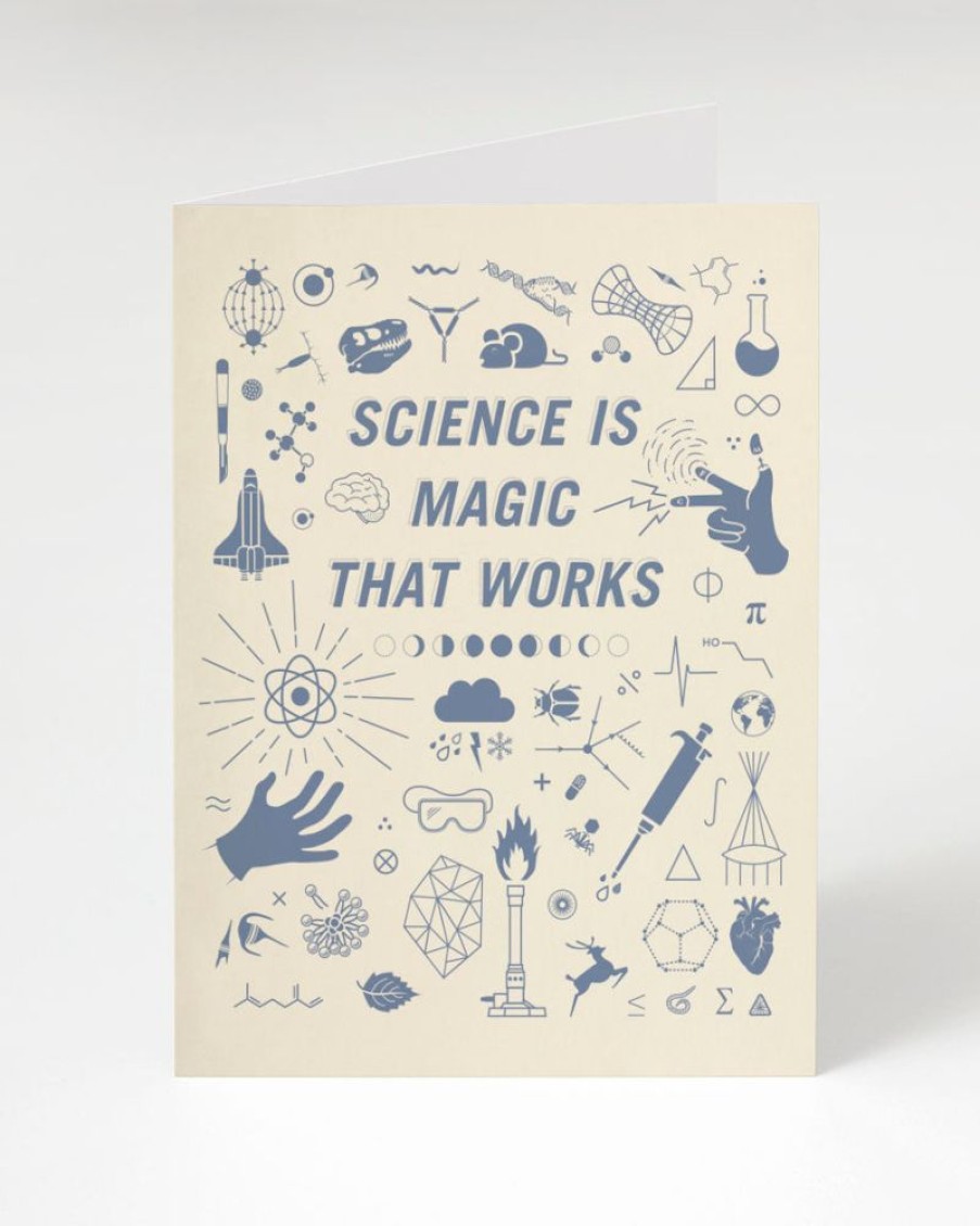 Stationery Cognitive Surplus | Science Is Magic That Works Card - Science Stationery | Cognitive Surplus