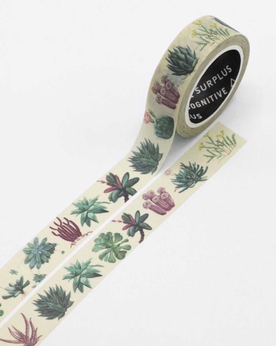 Stationery Cognitive Surplus | Succulents Washi Tape