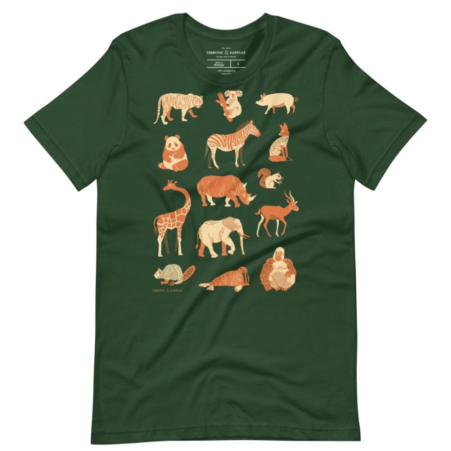 Apparel Cognitive Surplus | Retro Mammals Graphic Tee