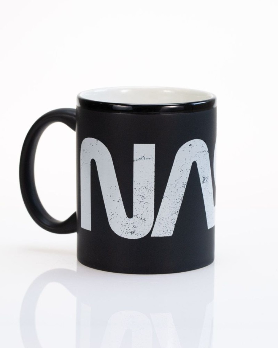 Kitchen + Bar Cognitive Surplus | Nasa Worm Logotype Ceramic Mug | Astronomy Gift | Cognitive Surplus