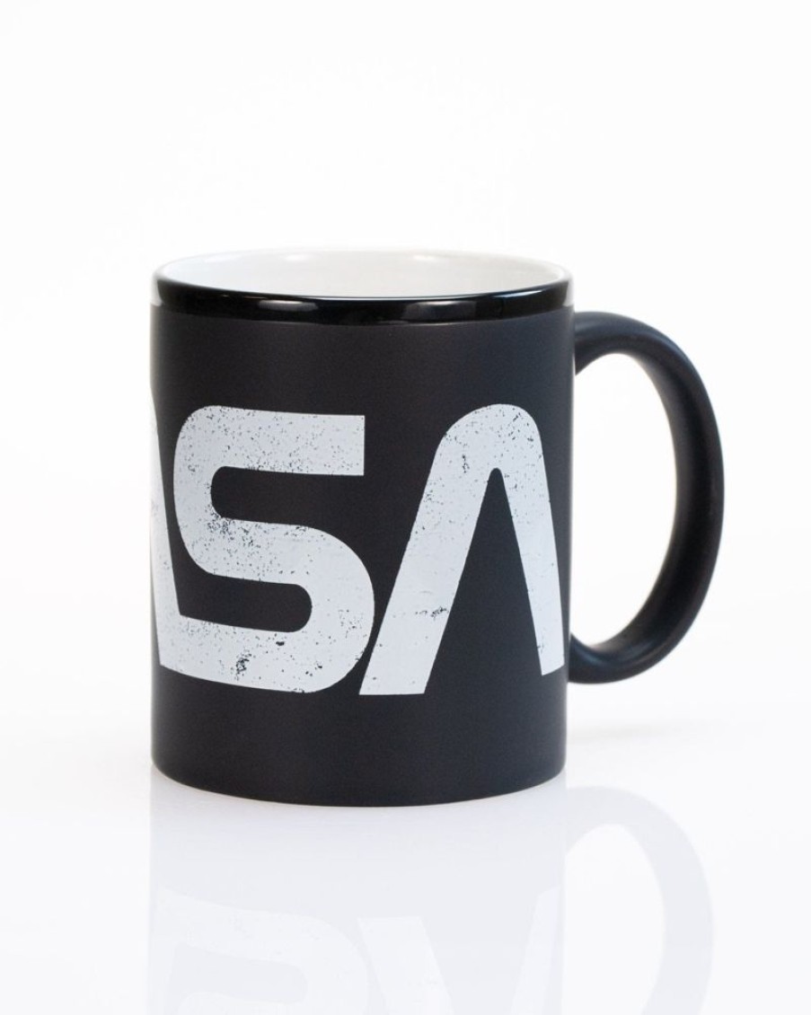 Kitchen + Bar Cognitive Surplus | Nasa Worm Logotype Ceramic Mug | Astronomy Gift | Cognitive Surplus