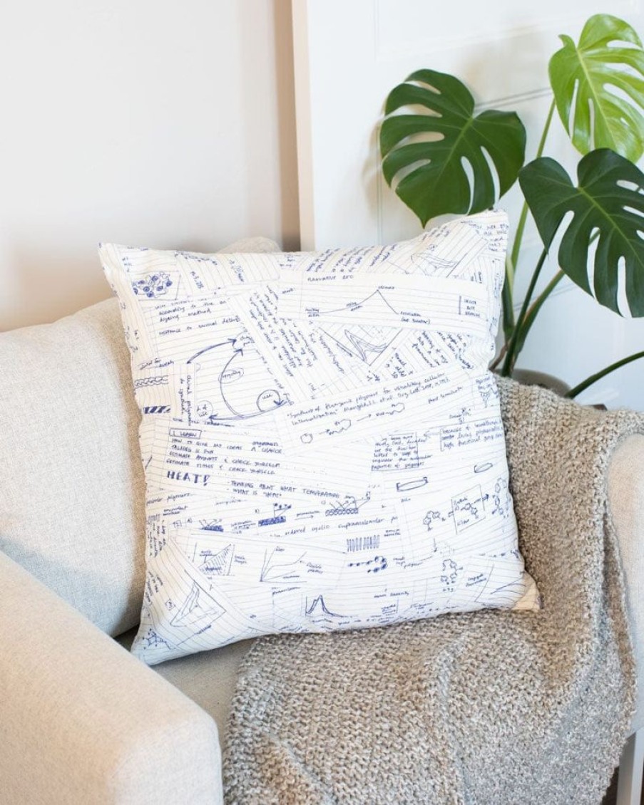 Home Cognitive Surplus | Lab Notes Pillow Cover