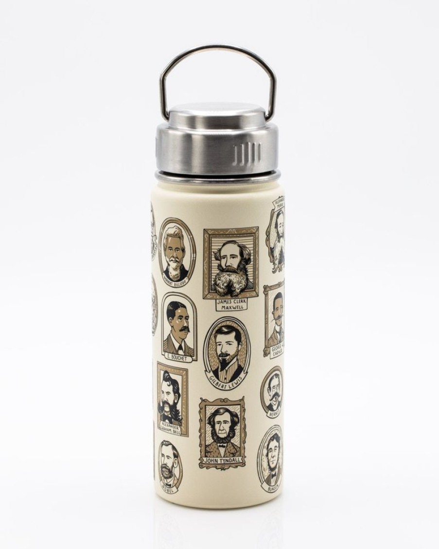 Kitchen + Bar Cognitive Surplus | Beards Of Science 18 Oz. Stainless Steel Water Bottle / Travel Mug | Cognitive Surplus