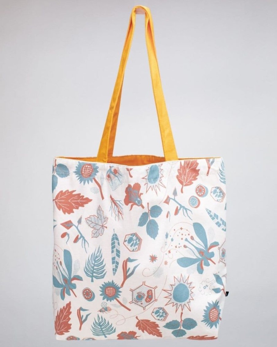 Bags Cognitive Surplus | Botanical Print Tote Bag | Reversible Tote Bag