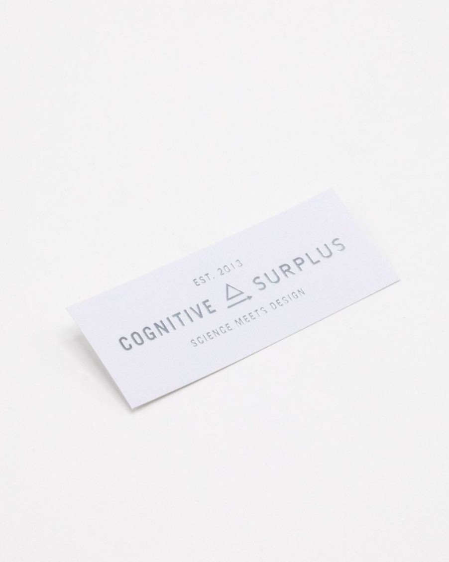 Stationery Cognitive Surplus | Cognitive Surplus Logo Silver Sticker