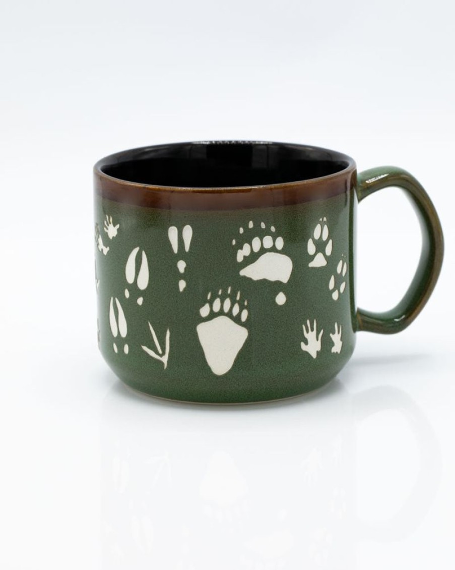 Kitchen + Bar Cognitive Surplus | Animal Tracks Mug - Hand Carved | Cognitive Surplus