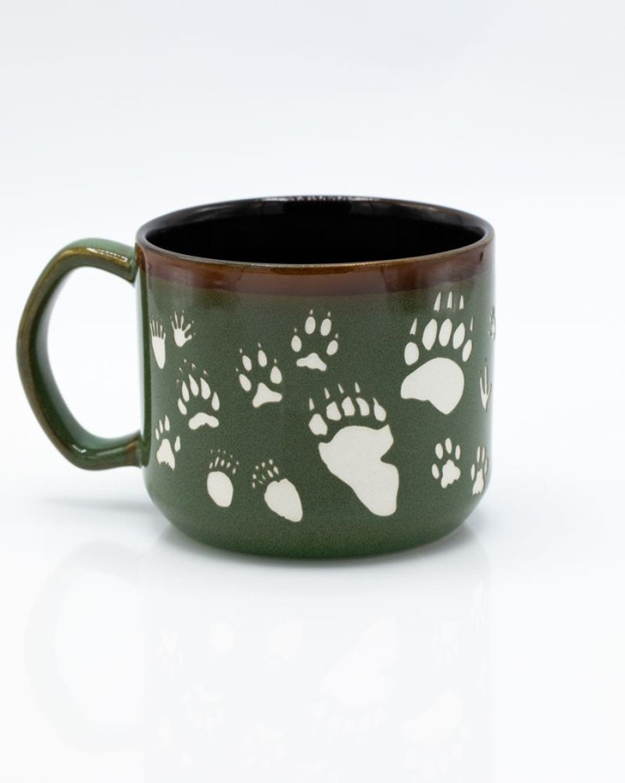 Kitchen + Bar Cognitive Surplus | Animal Tracks Mug - Hand Carved | Cognitive Surplus