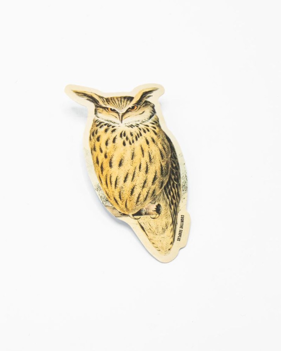 Stationery Cognitive Surplus | Eagle Owl Sticker