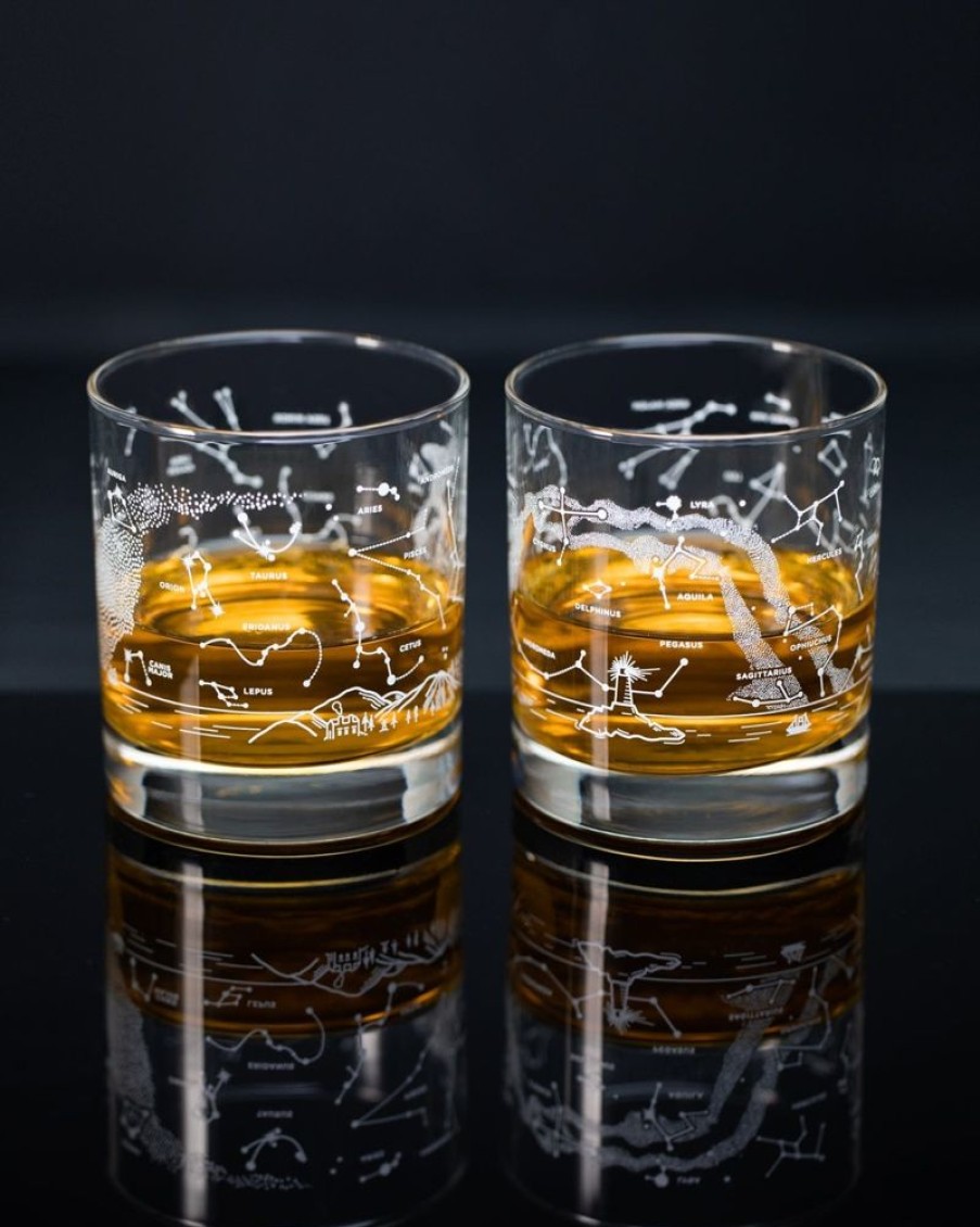 Kitchen + Bar Cognitive Surplus | Astronomy Whiskey Glasses | Astronomy Gifts