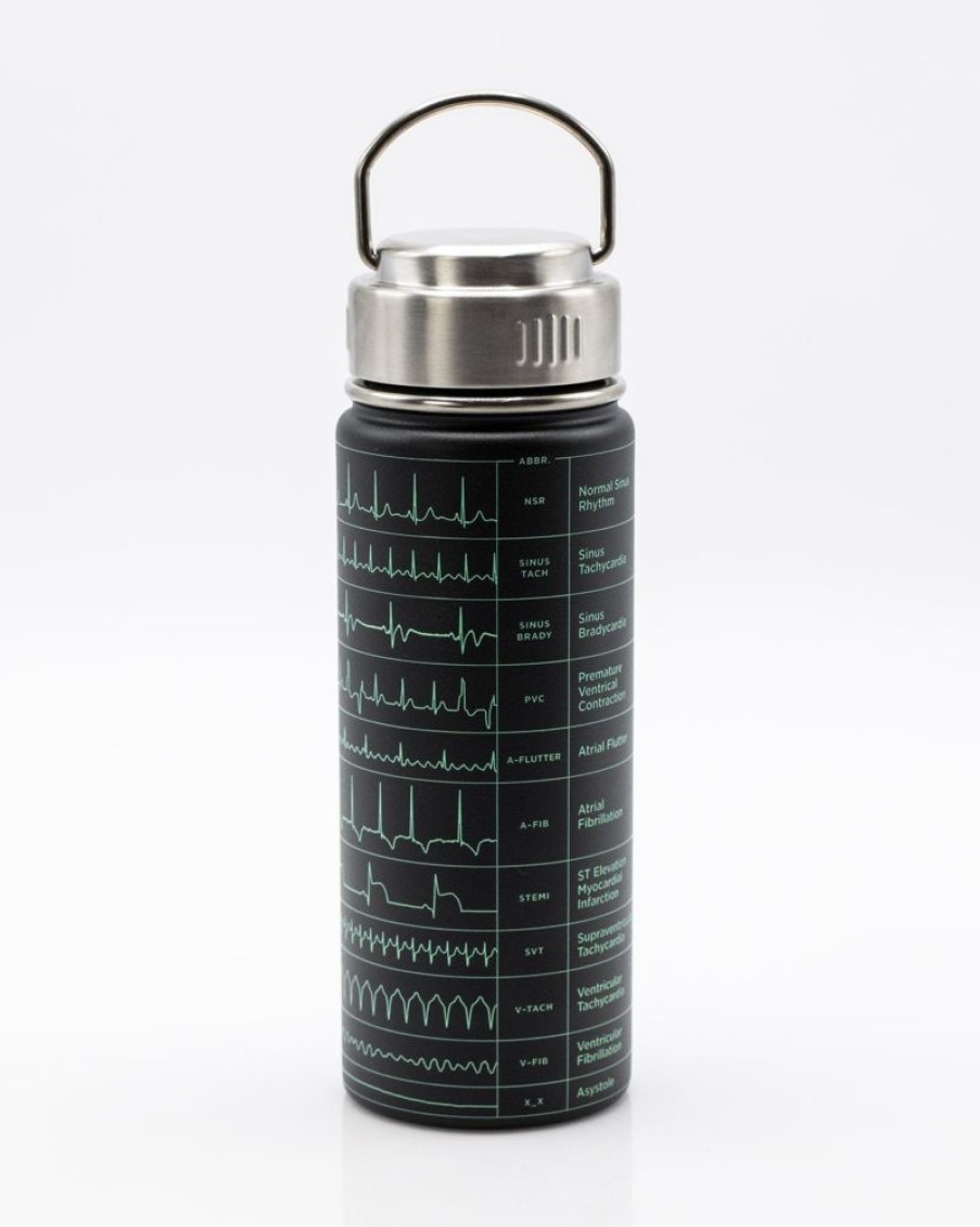 Kitchen + Bar Cognitive Surplus | Heartbeat Stainless Steel Vacuum Flask / Insulated Travel Thermos