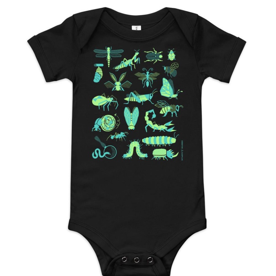 Apparel Cognitive Surplus | Retro Insects Baby Bodysuit