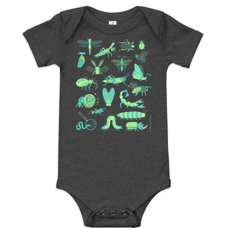 Apparel Cognitive Surplus | Retro Insects Baby Bodysuit