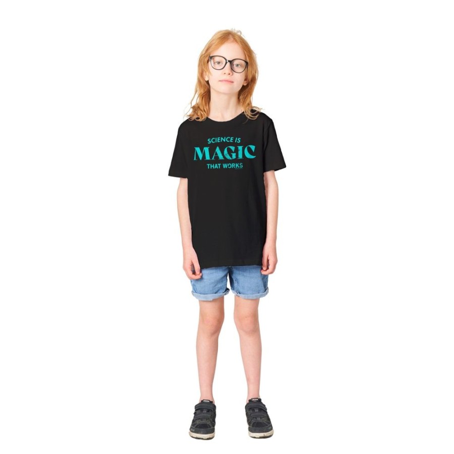 Apparel Cognitive Surplus | Science Is Magic That Works Typography Youth Graphic Tee