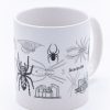 Kitchen + Bar Cognitive Surplus | Spider Print Mug 20 Oz | Science Mug