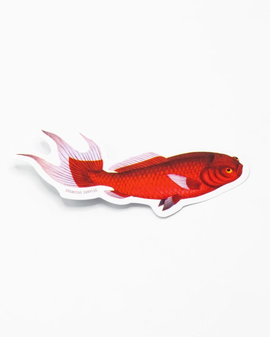 Stationery Cognitive Surplus | Red Fish Sticker