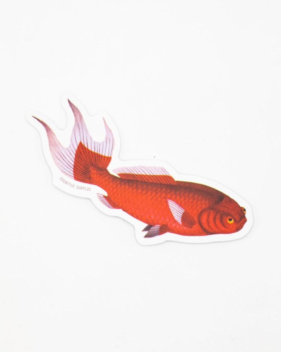 Stationery Cognitive Surplus | Red Fish Sticker