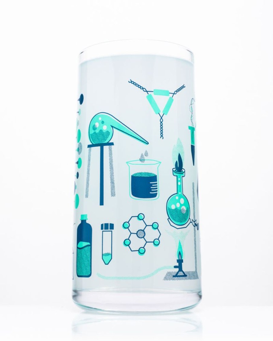 Kitchen + Bar Cognitive Surplus | Retro Science Lab Drinking Glass Tumbler Glass | Cognitive Surplus