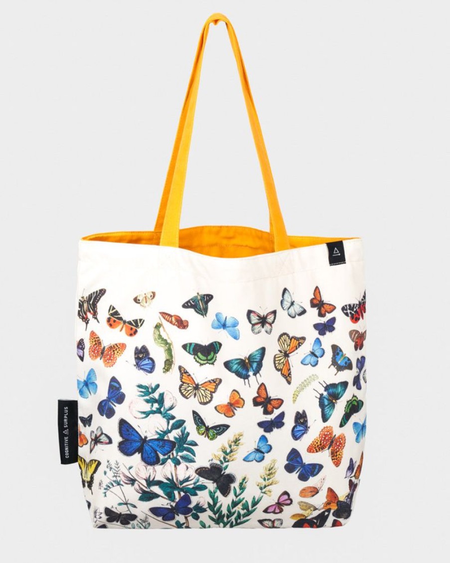 Bags Cognitive Surplus | Entomology Tote Bag | Reversible Insect Tote