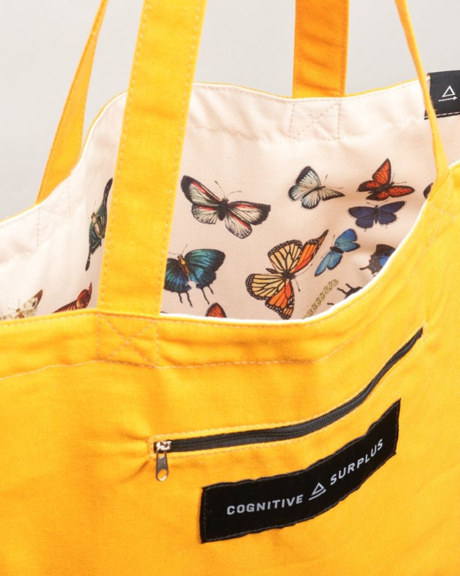 Bags Cognitive Surplus | Entomology Tote Bag | Reversible Insect Tote