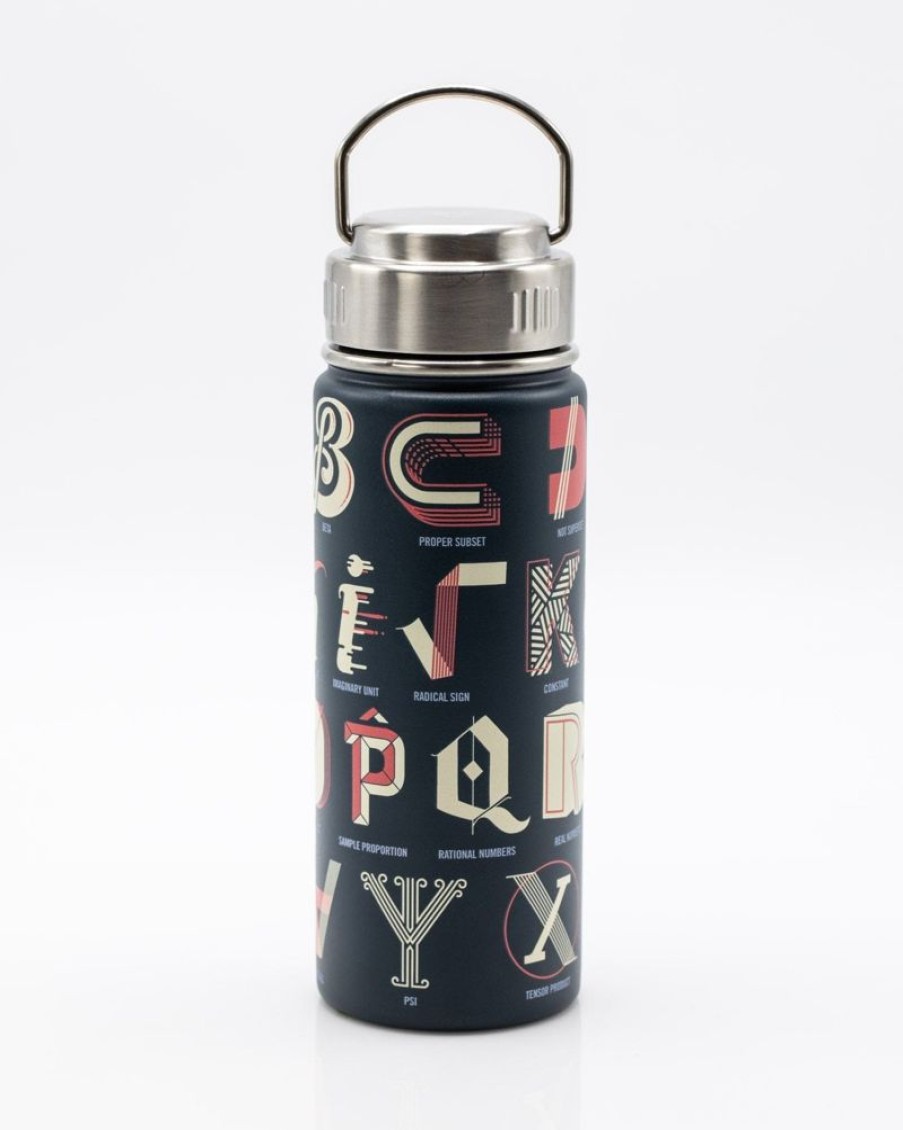 Kitchen + Bar Cognitive Surplus | Mathematical Alphabet Stainless Steel Travel Mug | Cognitive Surplus