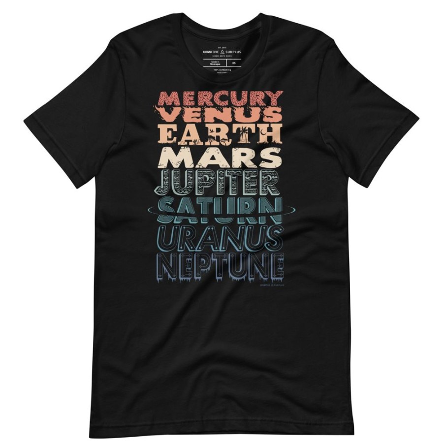 Apparel Cognitive Surplus | The Planets Graphic Tee