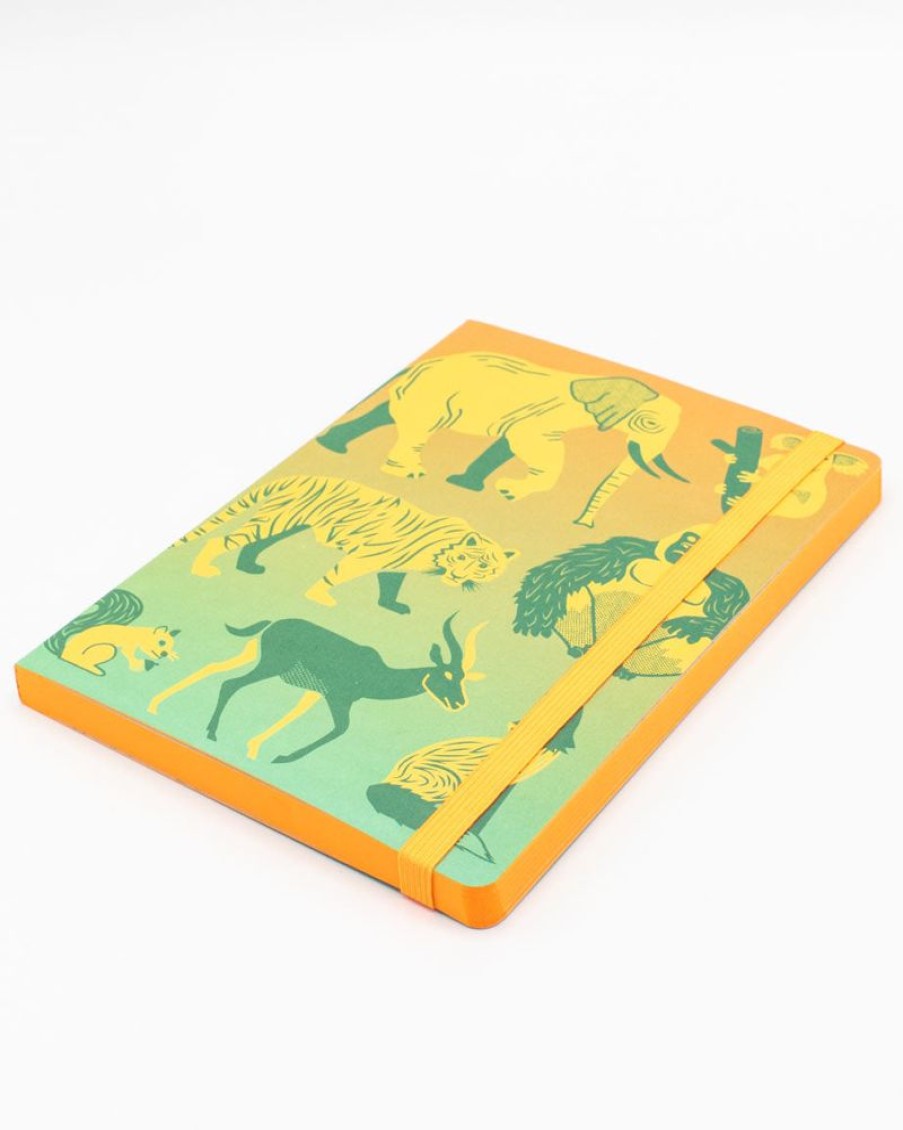 Notebooks Cognitive Surplus | Retro Mammals A5 Notebook - Dotted Lines | Cognitive Surplus