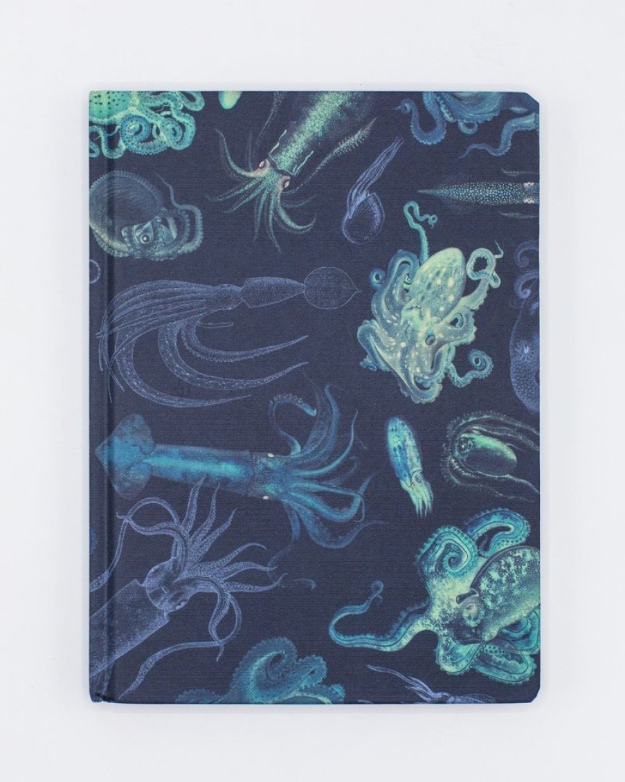 Notebooks Cognitive Surplus | Octopus Print Notebook - Hardcover | Marine Biology