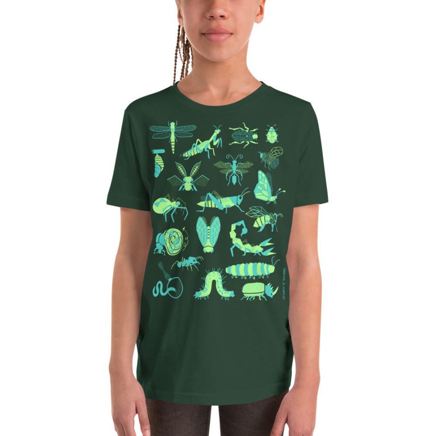 Apparel Cognitive Surplus | Retro Insects Youth Graphic Tee