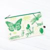 Bags Cognitive Surplus | Insect Print Pencil Case | Botanical Print Zipper Pouch